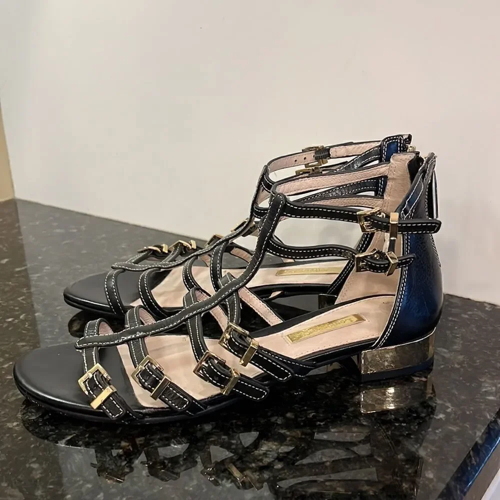 Louise Et Cie - Anja Gladiators - Size 7. Black - Picture 3 of 9
